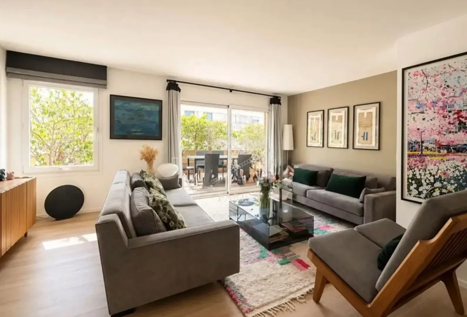 Aux derniers étages, duplex de 125 m2 ouvrant sur 2 terrasses